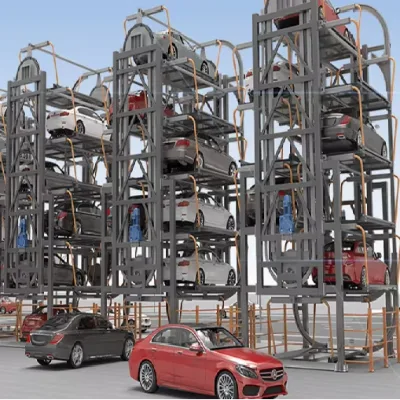 Space Saving Rotary Parking System Vertical Rotary Car Parking Lift 3000kg Load Capacity OEM PCX Model for Parking Equipment