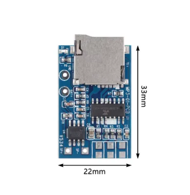 TF Card MP3 Decoding Board Decoding Module with 2W Mixed Mono Memory Player Module 3.7-5V Power Supply