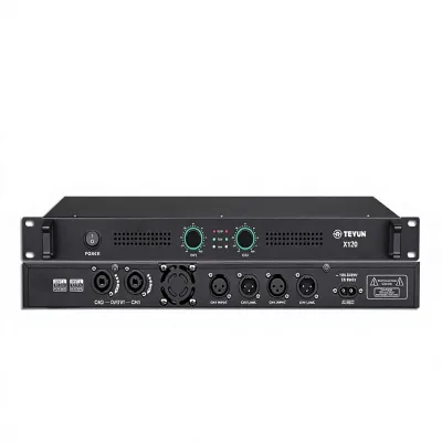 Class-D -Thin Professional Power Amplifier 200W Model X120 Pure Post-Stage High-Power Dual-Channel Digital Stage