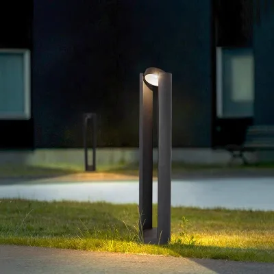 Modern Minimalist Rotatable Lawn Light Outdoor Water Proof COB High Brightness Outdoor LED Lawn Floor Lights