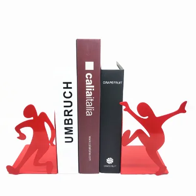 Custom Metal Bookend Decor Iron and Marble Stand for Home and Office Book Holding Wholesale