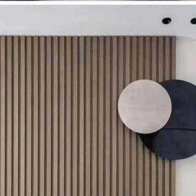 CE Mark Certified 3D MDF Acoustic Wall Panel Eco-Friendly Soundproof Board for Modern Living Room Bedroom or Apartment