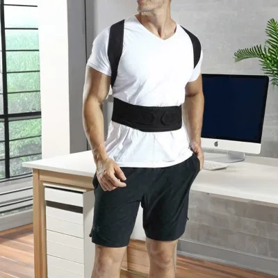 Adjustable Posture Corrector Back Brace Shoulder Support Belt with Straightener Protective Function