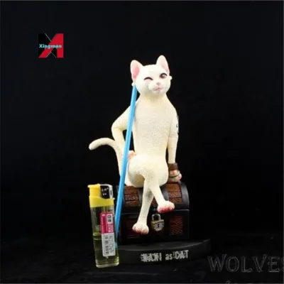 One Pieced 15th Anniversary Nami White Cat Animal Ver Figure Anime Collectible Decor Memorial Edition Gift Plastic Crafts