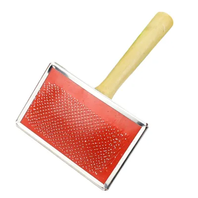 Eco-friendly Indoor Pet Grooming Brush Natural Wood Bamboo Pet Comb