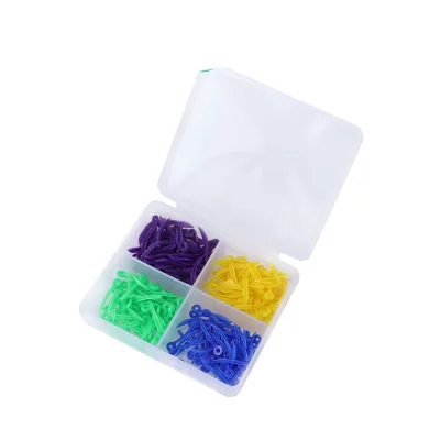 Disposable Wedge with Hole  Mixed Color Wedges for Secure Matrix Placement Effective Isolation Plastic Wedges Set