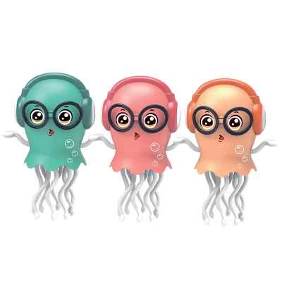 Electric Magical Dancing Jellyfish Octopus Automatic Sensor Obstacle Avoidance Octopus Movable Collectible Gift Plastic Crafts