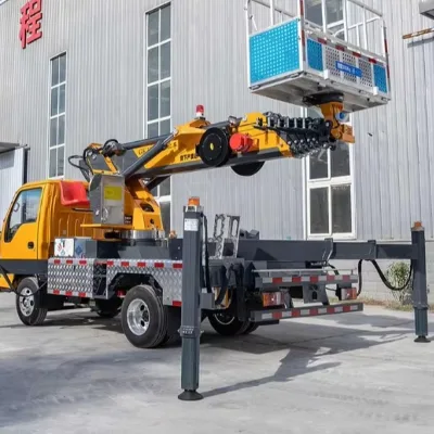 Atomatic 30m Aerial Crane Truck Diesel Telescoping Aerial Platform Lift Bucket Truck