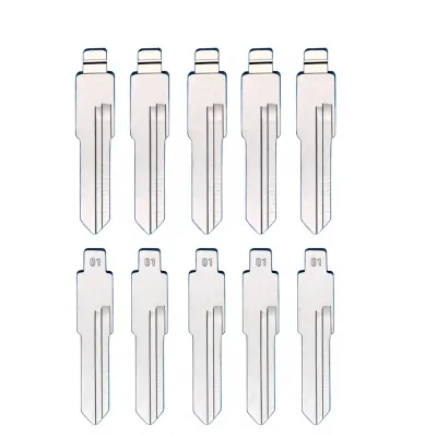 10PCS/LOT #01 KD Remote Blade HU49 Car Key Blade Golf PoloSantana Jetta Passat Blank Key DIY for VVDI No R/C Function METAL