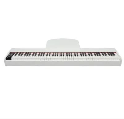 Wholesale 88-key MIDI electronic piano with soft and heavy keys, 600 different sound effects, and headphone output.