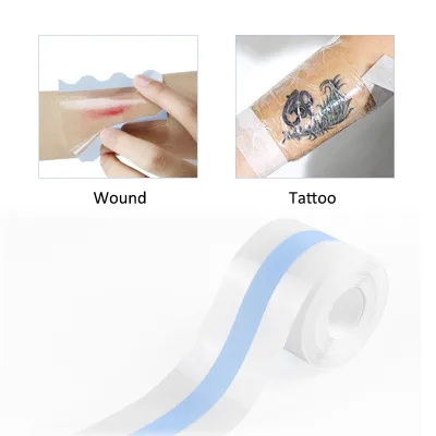 Transparent Waterproof PU Film Dressing Roll Skin Protection and Tattoo Aftercare Solution