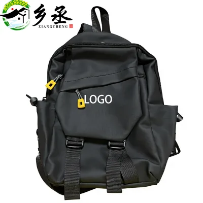 Japanese Style Large Capacity Nylon Chest Bag with Chain Decoration