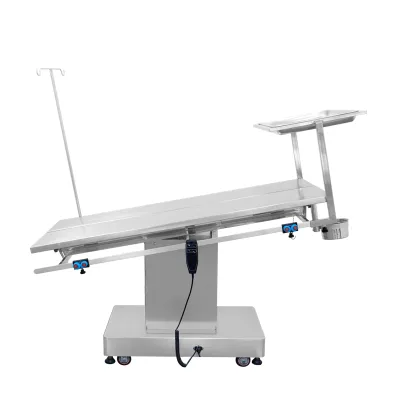 Medical Equipment Stainless Steel Electric Lifting Vet Pets Examination Surgical V-type Veterinary Operating Surgery Table