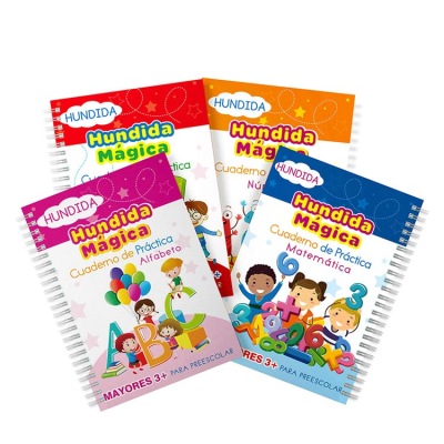 Espanol Spanish Colours and Qalams Reusable Handwriting Book Magic Copybook Calligraphy for Children