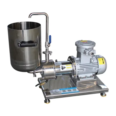 Explosion Proof Lab in Line High Shear Emulisifier Food Grade Homogenizer Explosive Proof Mixer