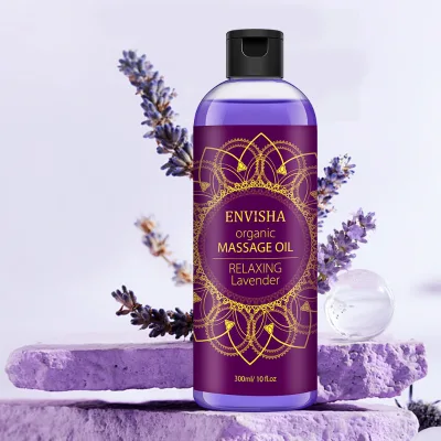 Private Label 100% Oganic Warmer Thai Body Lavender Massage Oil