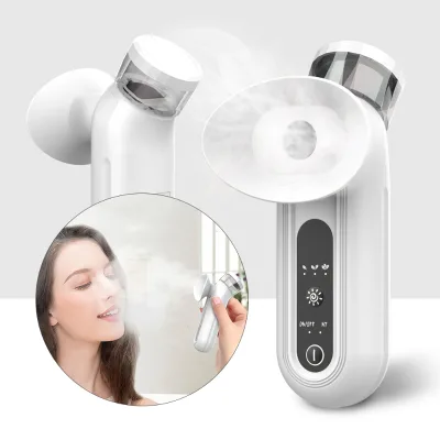 Home Use Eyecare Beauty Machine Handheld Rechargeable Cold and Hot Eye Massager Eye Spray Moisturizer Eye Mist Sprayer