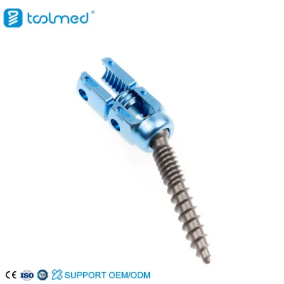 CE ISO Titanium Pedicle Screw 6.0 Polyaxial Reduction Screw Surgical Implant Orthopedic Medical Device Instrument