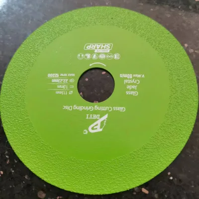 115*22*1.0mm Ultra-Thin Hot Press Glass Cutting Disc for Grinding and Chamfering