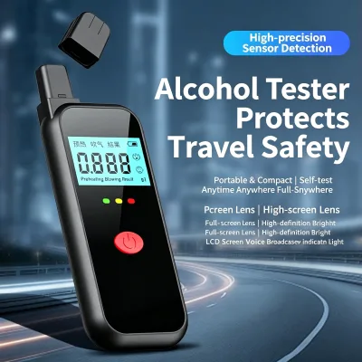 Upgraded breath alcohol device Best seller alert} Company pre-job test Voice multilingual