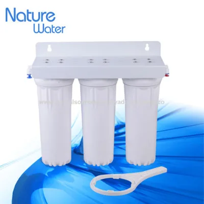 Three stage counter-top water filter system