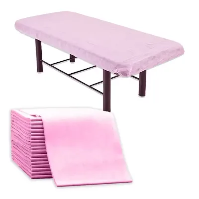 100*230cm Free Logo Design Disposable Bed Sheet Thick Nonwoven 300TC Waterproof Antistatic Eco-Friendly