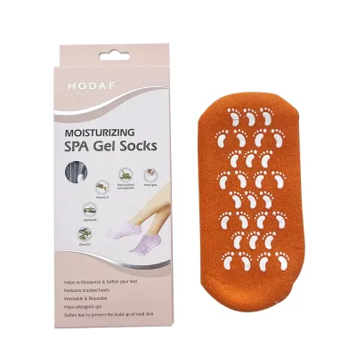 Moisturizing Compression Socks for Plantar Fasciitis Invisible Women Gel Sock Foot Spa for Dry Feet