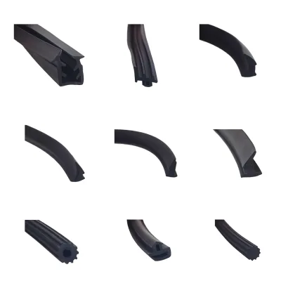 Cote D'Ivoire Market 2.5mm Rubber One or Two Lines Window and Door Weather Seal Strip