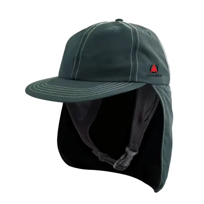 Vintage Leather Patch Warm Cap