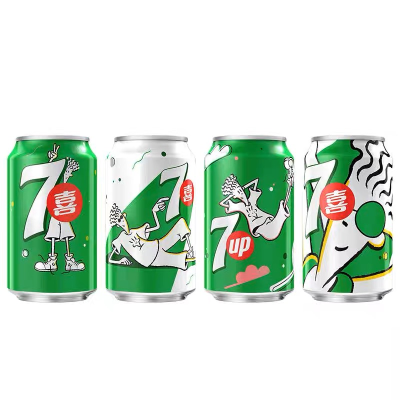 Hot Sale 7up Refreshing Carbonated Soft Drinks Energetic Bottled Carbonated Soft Drink