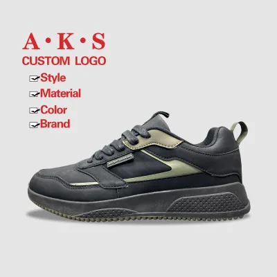 AKS Shoe Factory 2025 New High Quality Custom Leisure Shoes Wholesale Sports Running Brand Men's Shoes Custom Sneakers With Logo