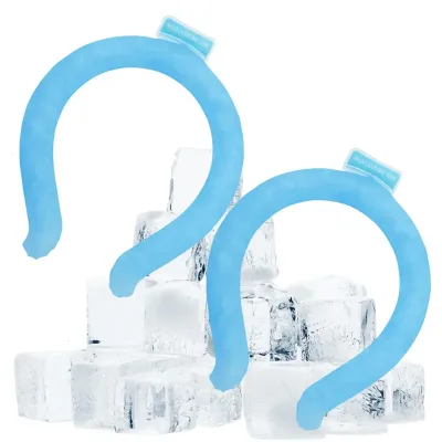 PCM Cooling Ice Neck Ring Wearable Cooler Neck Ring for Summer Outdoor Exercise Headband Circle