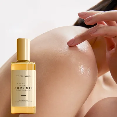 Leaving Satiny Softness Shower Oil Gently Cleansing Almond Bath Oils