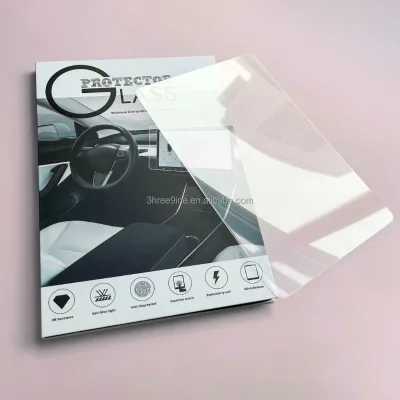 Premium Dashboard 0.33mm 9H Hardness 2.5D Japan AGC Glass Touch Screen Protector for Tesla Model YL 2026