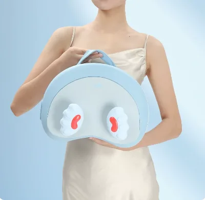 Cervical & Neck Massager Heating Back Waist & Full-body Kneading Timing Control Massage Cushion Pillow Pad New