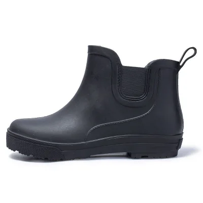 Waterproof PVC Light Weight Anti slip Fashion Lady Short Boots