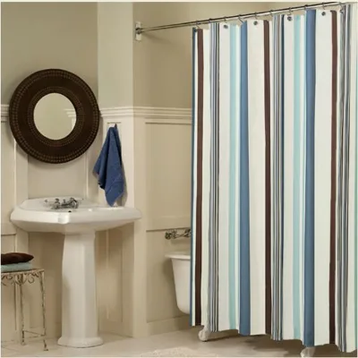 Complete Bathroom Mat Set with Shower Curtain and Hooks Luxury 4 Pieces Bathroom Shower Curtain Set