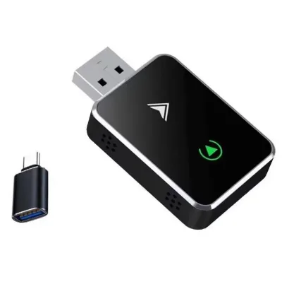 Metal Android Auto Wireless Adapter Wireless CarPlay Box Two in One USB A Smart Navigation K3 OLIVER Adapters Connectors