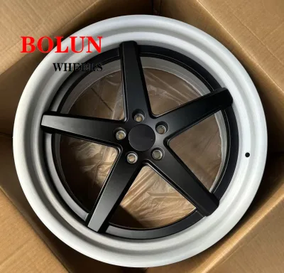 Custom 2-Piece Forged Luxury Aluminum Alloy Rims Forged Wheels for Maserati Granturismo S, 21x9 21x11 PCD5x114.3  Offset +32/+20