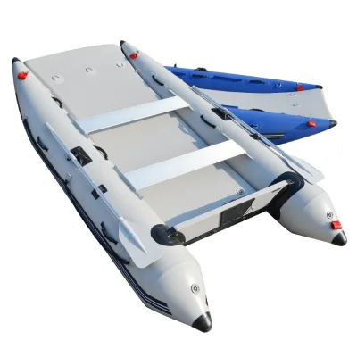 Heavy Duty Inflatable Cat Boat Catamaran Inflatable Sail Catamaran 15ft