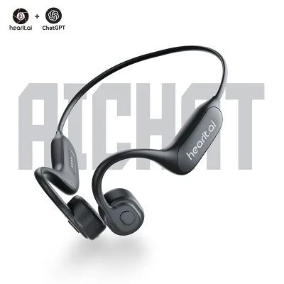 CES 2025 Tide Go Bone Conduction Earphone ChatGpt4.0 Supported Intelligent Real-Time Reply Digital Display IP66 Waterproof