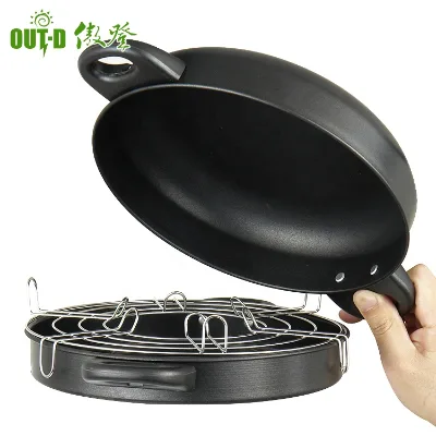 Camping Gas Stove Use Mini Fry Pan Plate Bbq Grill Manufacturer