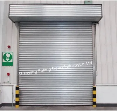 2025 High Quality Steel Automatic Warehouse Door Modern Design Fireproof Garage Rolling Shutter with Pull Fire Prevention Finish