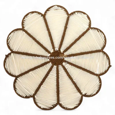 Natural Cotton Hand-Woven Placemat - Perfect for Luxury Event Decor