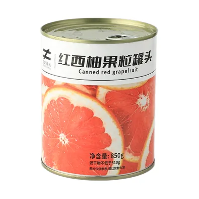Canned Red Grapefruit Granules in Syrup for Milk Tea Fruit Tea Dessert & Bubble Tea Toppings