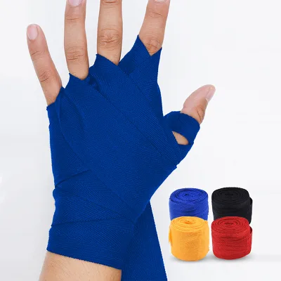 1pari Professional Training Boxing Wrist Bandage Sports Fitness Resistance Sweat-Absorbing Elastic Wrist Boxing Gear Protection