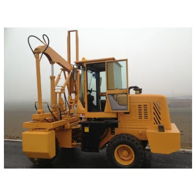 High-Efficiency Guardrail Pile Driver & Piling Machine with Gearbox for Highway and Farm Use Corrugated Construction