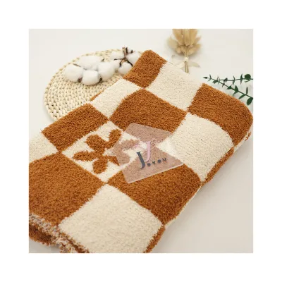 Customizable Single-Sided Velvet Wool Blanket Soft Bedding for Baby Color & Pattern Options Available