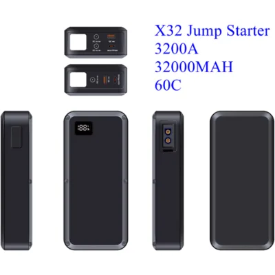 Powerful Multi-Function Jump Starter 3200A 32000 mAh PD 100W Start all Petrol and Diesel Car Lithium Ion Car Jump Starter
