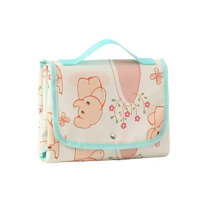 Waterproof Baby Changing Mat Kids Play Pad Child Single Bed Waterproof Mat Portable Folding Type